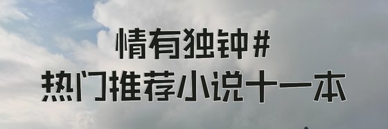 情有獨鍾#熱門推薦小說十一本